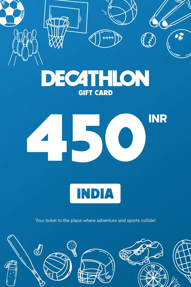 Decathlon 450 INR Gift Card (India) - Digital Key