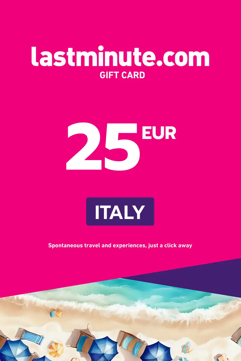 lastminute.com 25 EUR Gift Card (Italy) - Digital Key