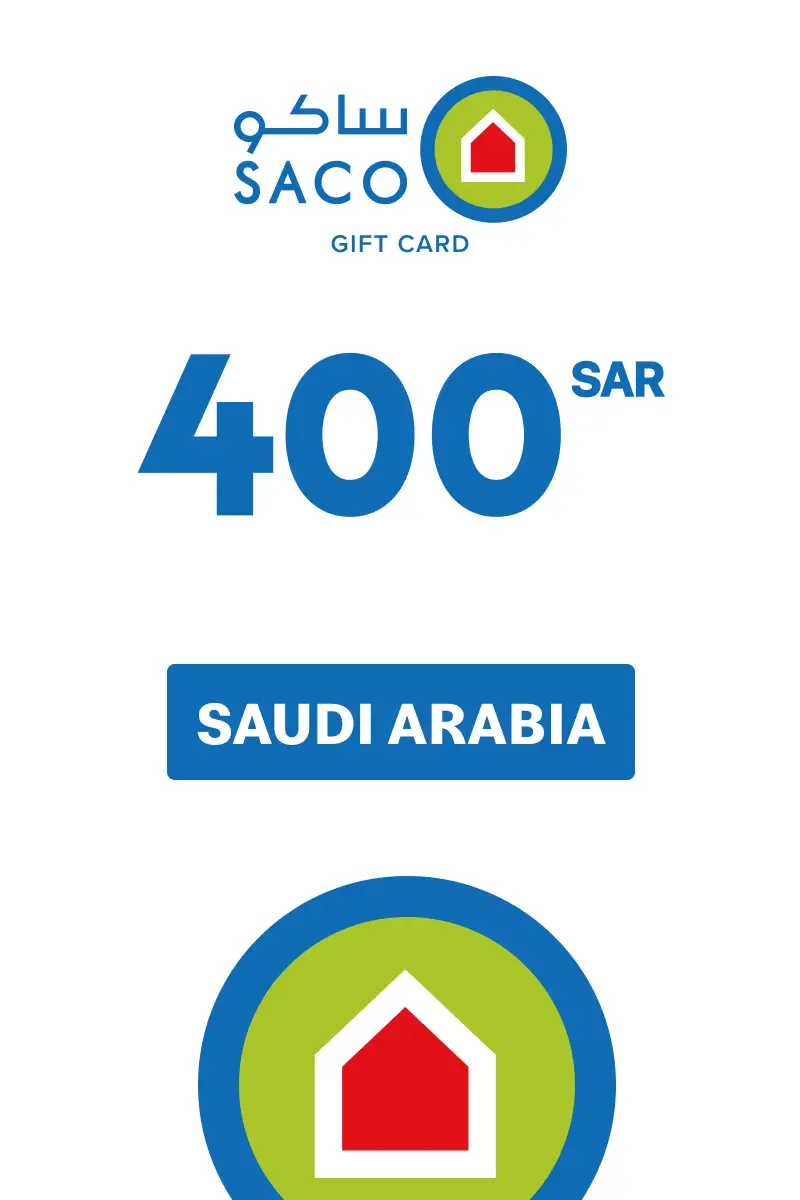 SACO 400 SAR Gift Card (Saudi Arabia) - Digital Key