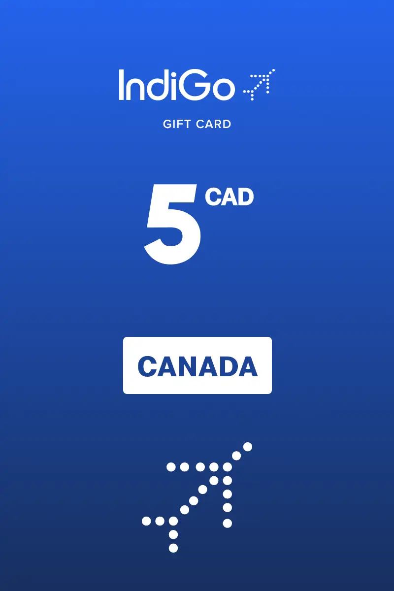 Indigo 5 CAD Gift Card (Canada) - Digital Key