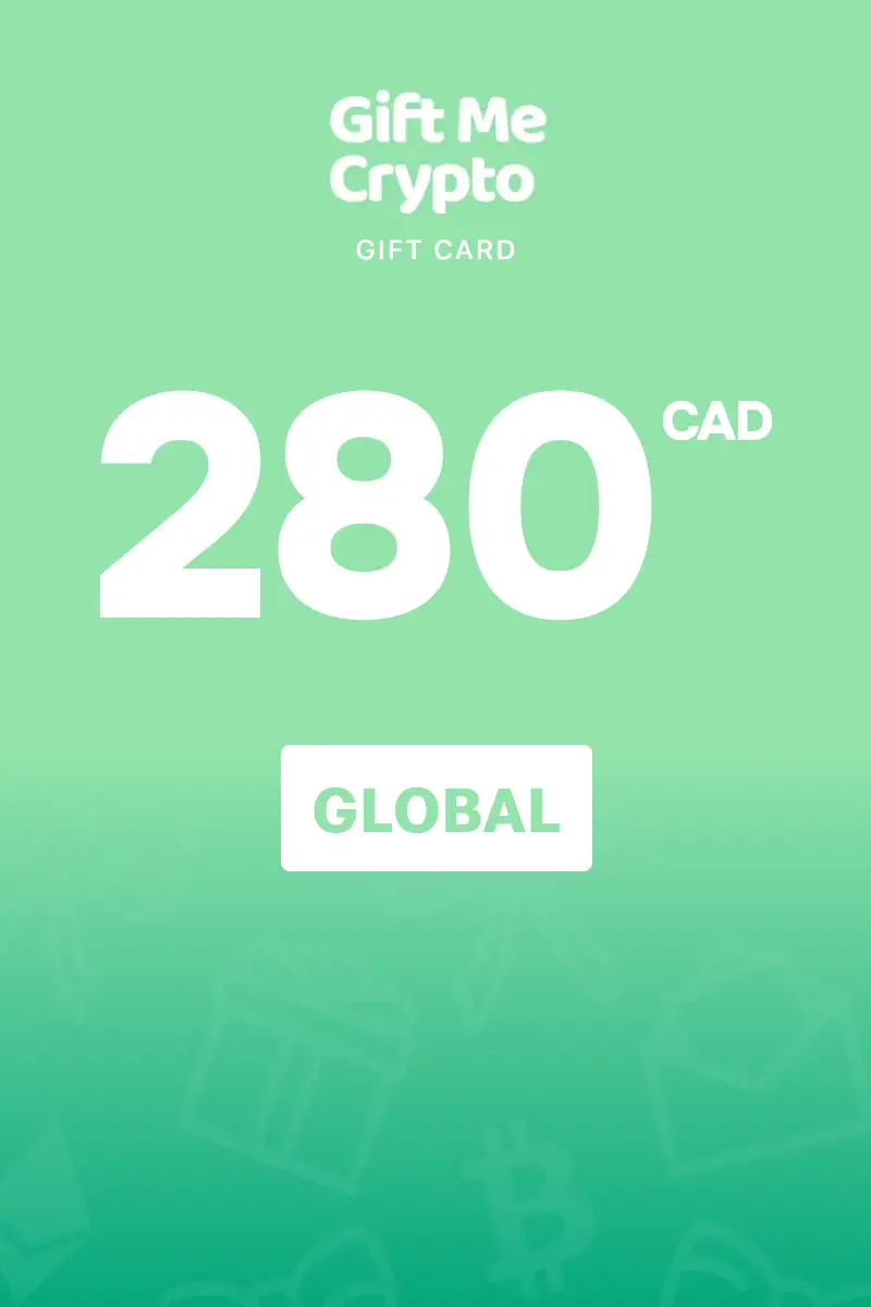 Gift Me Crypto 280 CAD Gift Card (Global) - Digital Key