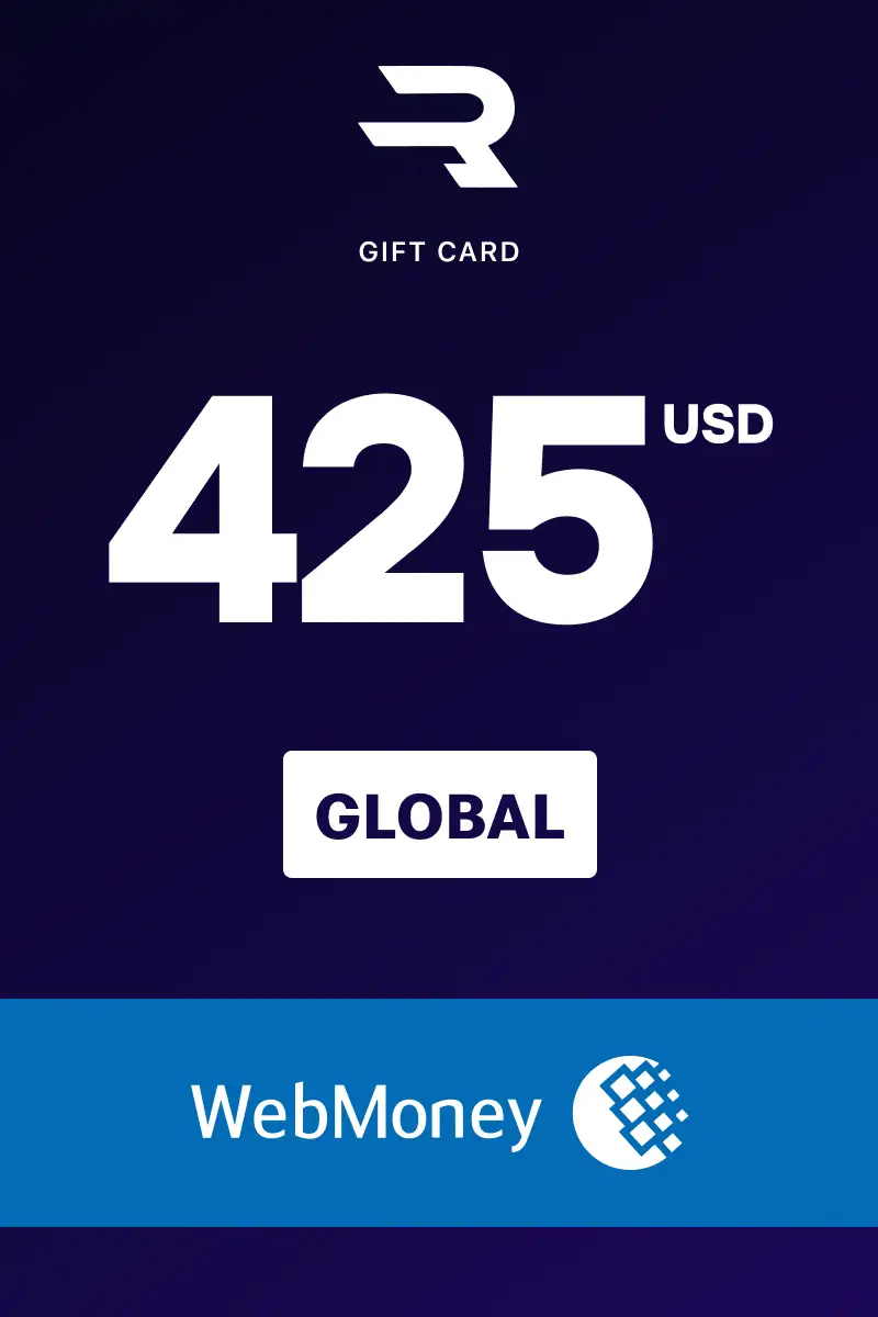 Rewarble WebMoney 425 USD Gift Card (Global) - Rewarble - Digital Key