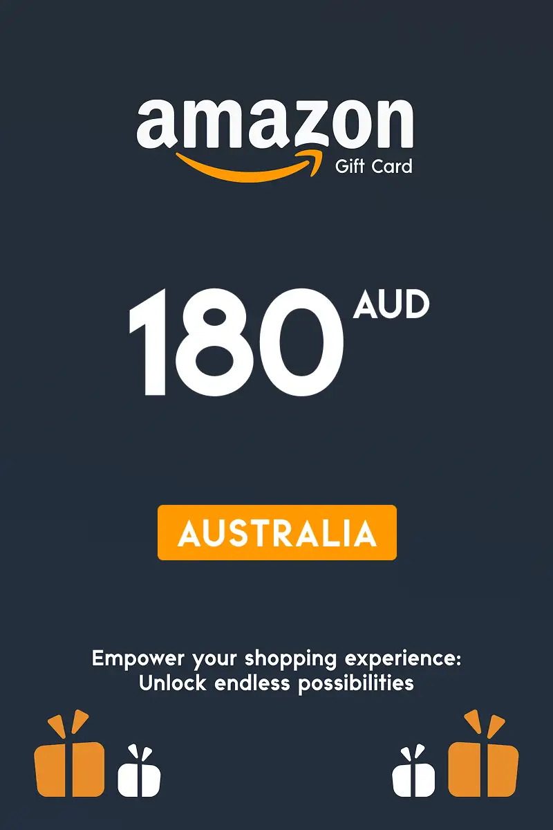 Amazon 180 AUD Gift Card (Australia) - Digital Key
