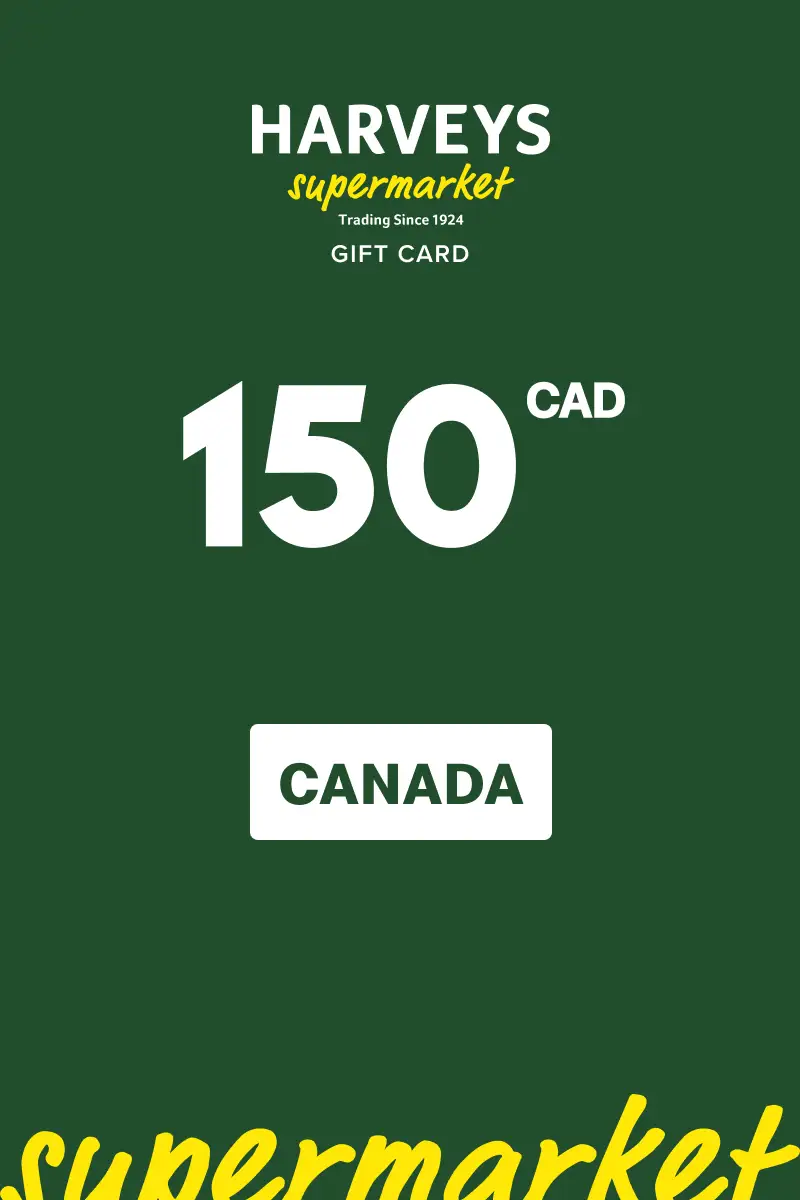 Harvey’s 150 CAD Gift Card (Canada) - Digital Key