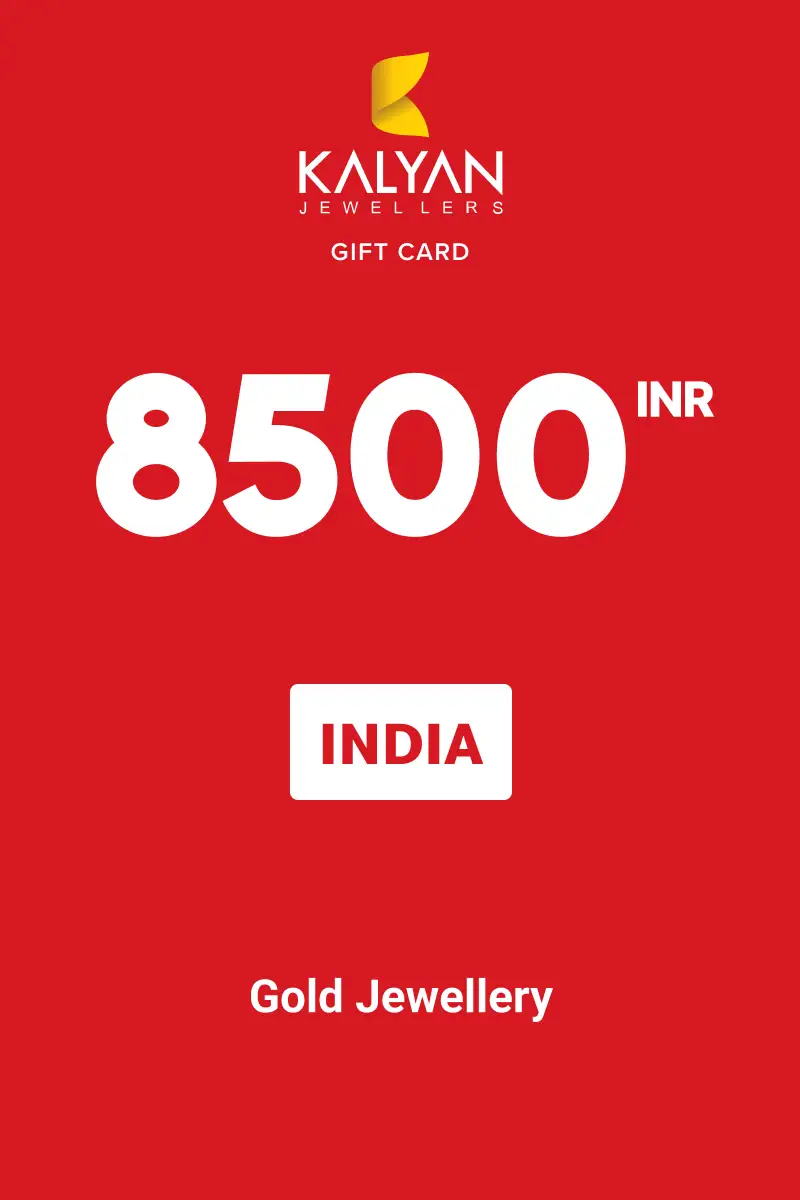 Kalyan Gold Jewellery 8500 INR Gift Card (India) - Digital Key