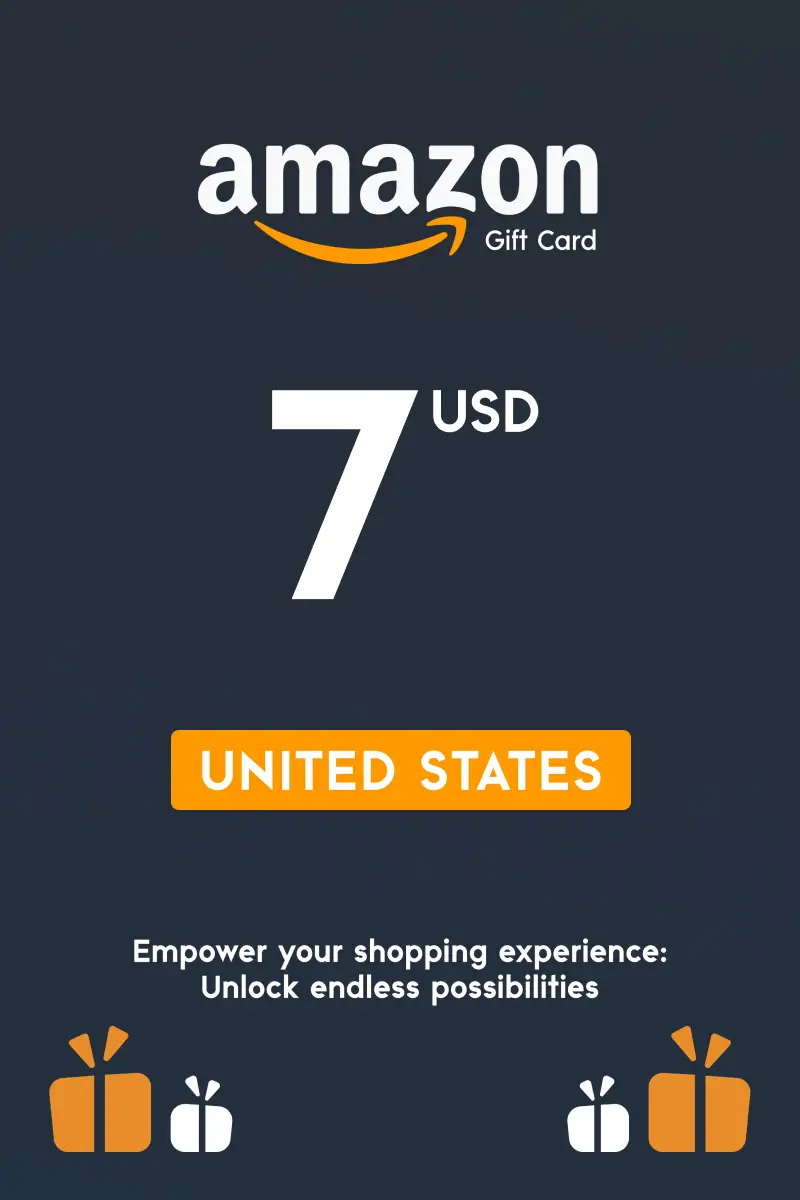 Amazon 7 USD Gift Card (United States) - Digital Key