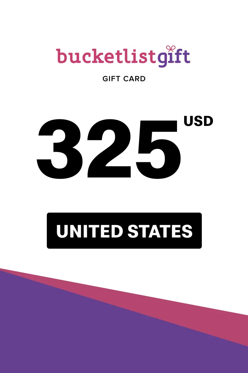 BucketlistGift 325 USD Gift Card (United States) - Digital Key