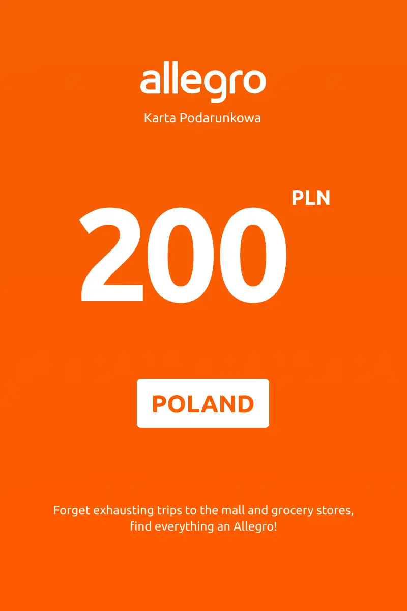 Allegro 200 PLN Gift Card (Poland) - Digital Key afbeelding 1