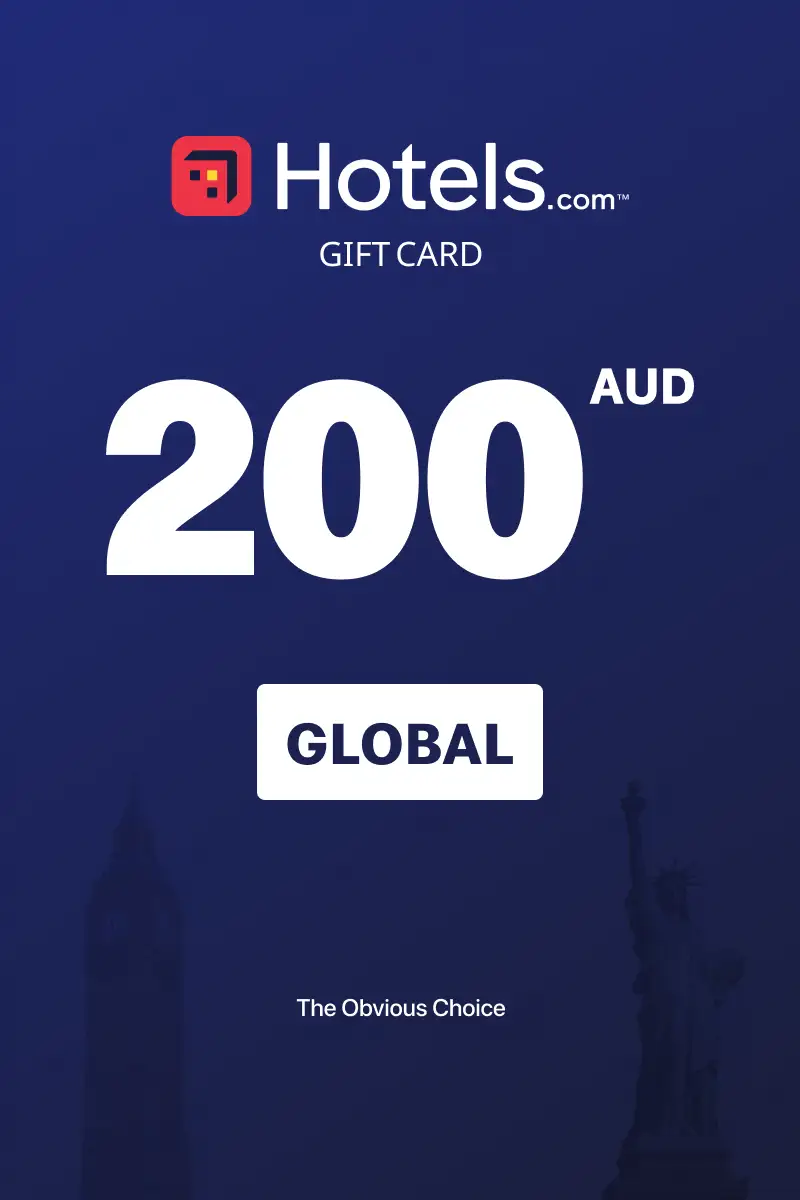 Hotels.com 200 AUD Gift Card (Global) - Digital Key