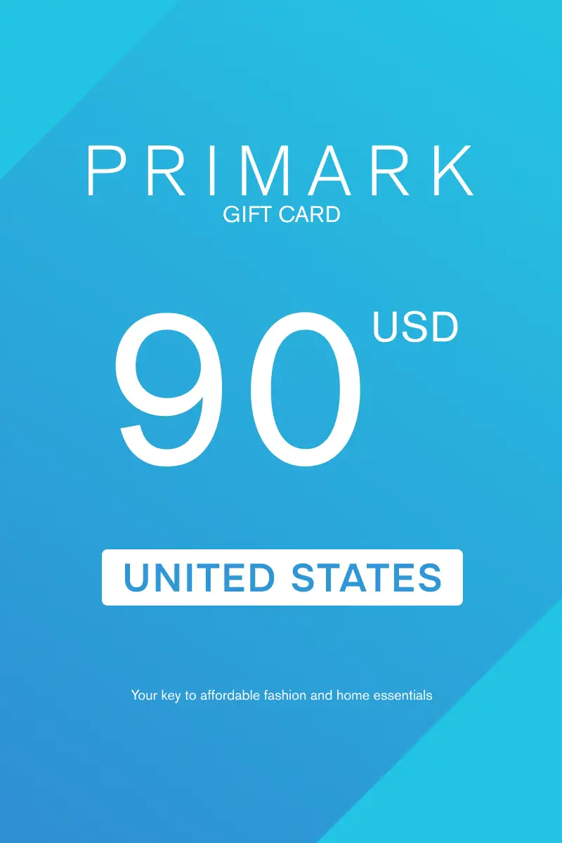 Primark 90 USD Gift Card (United States) - Digital Key