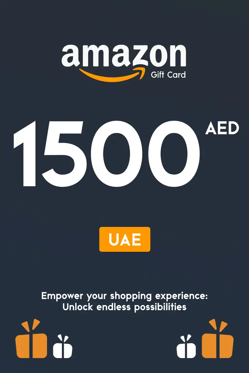 Amazon 1500 AED Gift Card (United Arab Emirates) - Digital Key