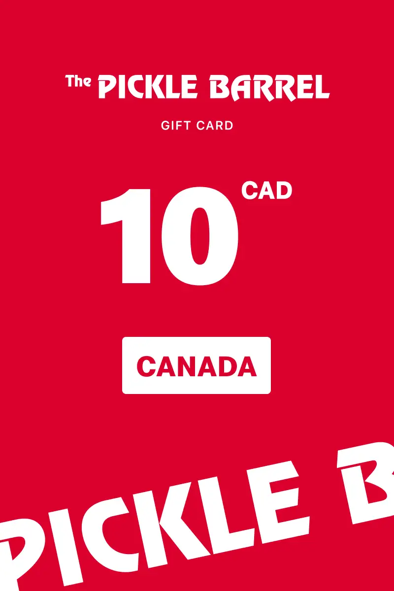 The Pickle Barrel 10 CAD Gift Card (Canada) - Digital Key