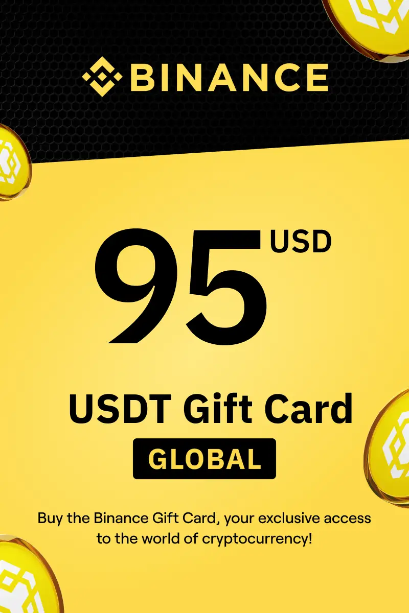 Binance (USDT) 95 USD Gift Card (Global) - Digital Key