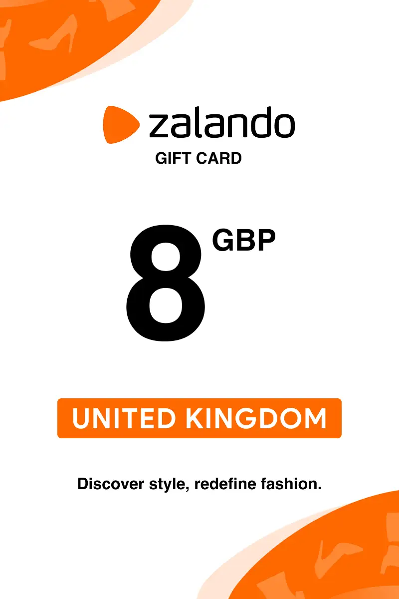 Zalando 8 GBP Gift Card (United Kingdom) - Digital Key