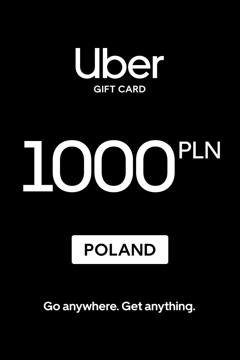 Uber 1000 PLN Gift Card (Poland) - Digital Key