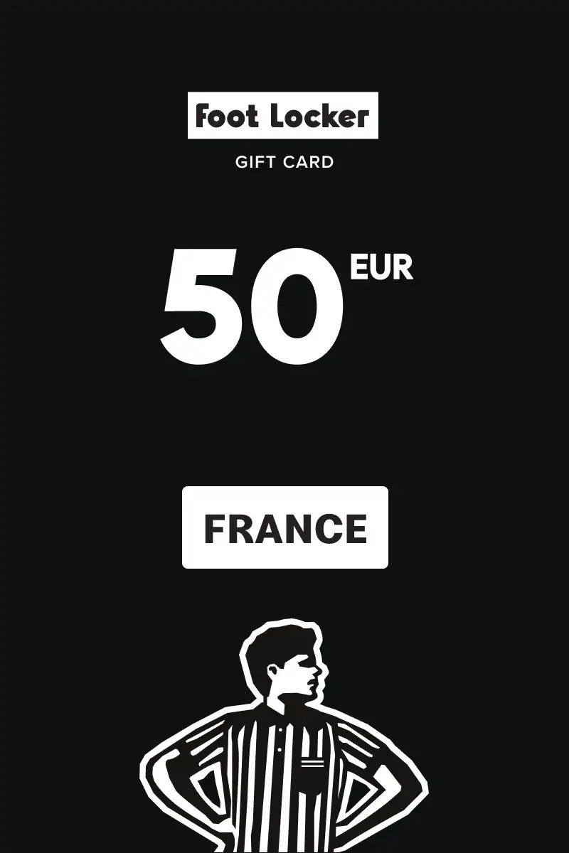 Foot Locker 50 EUR Gift Card (France) - Digital Key