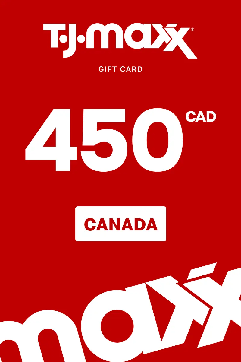 TJX 450 CAD Gift Card (Canada) - Digital Key