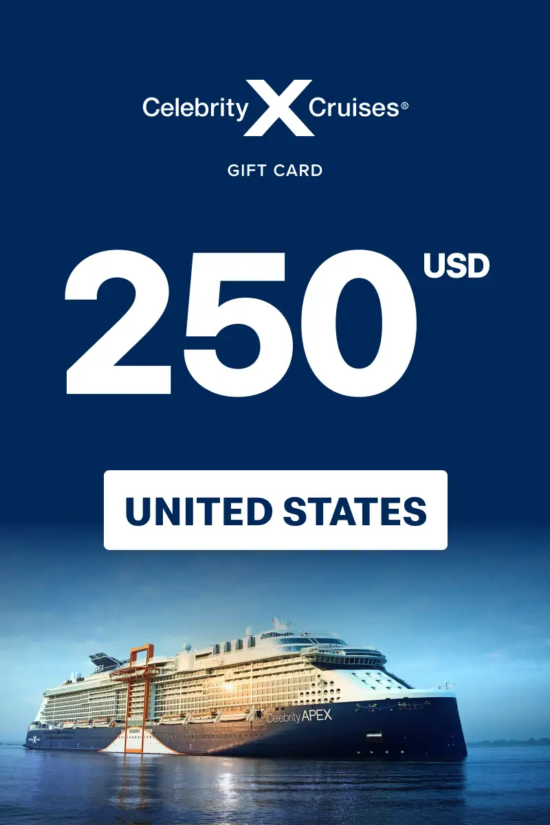 Celebrity Cruises 250 USD Gift Card (United States) - Digital Key