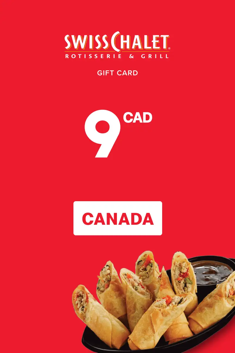 Swiss Chalet 9 CAD Gift Card (Canada) - Digital Key