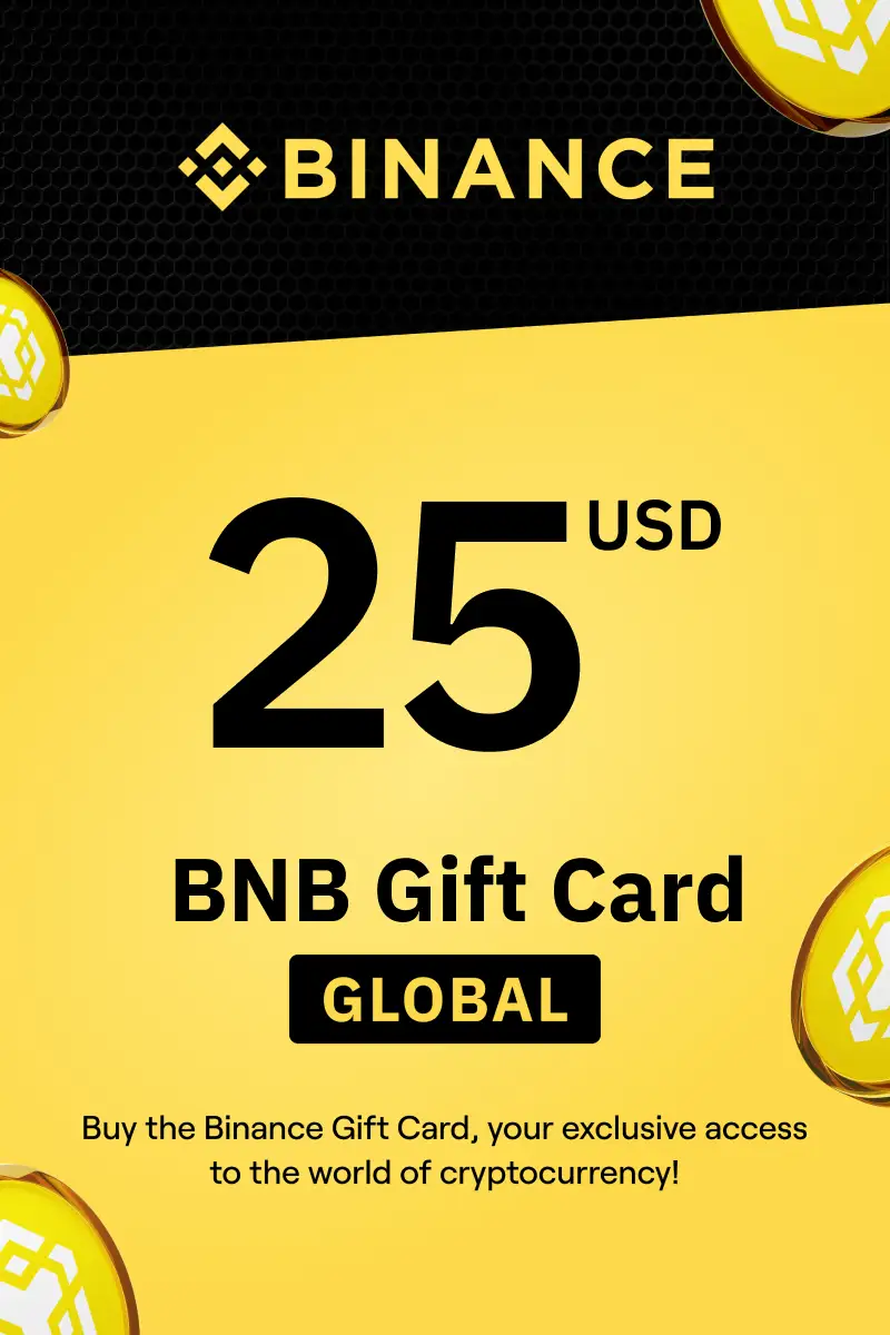 Binance (BNB) 25 USD Gift Card (Global) - Digital Key
