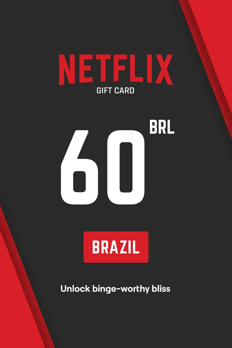 Netflix 60 BRL Gift Card (Brazil) - Digital Key