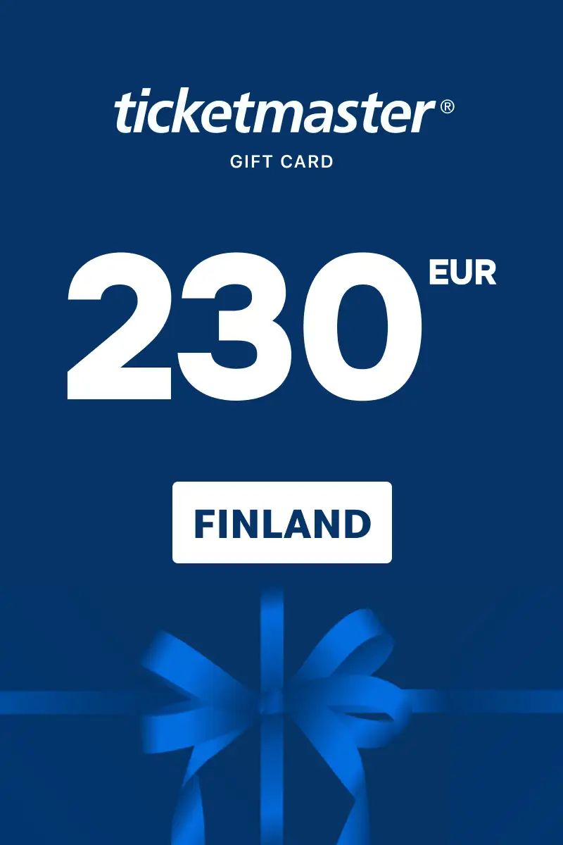 Ticketmaster 230 EUR Gift Card (Finland) - Digital Key