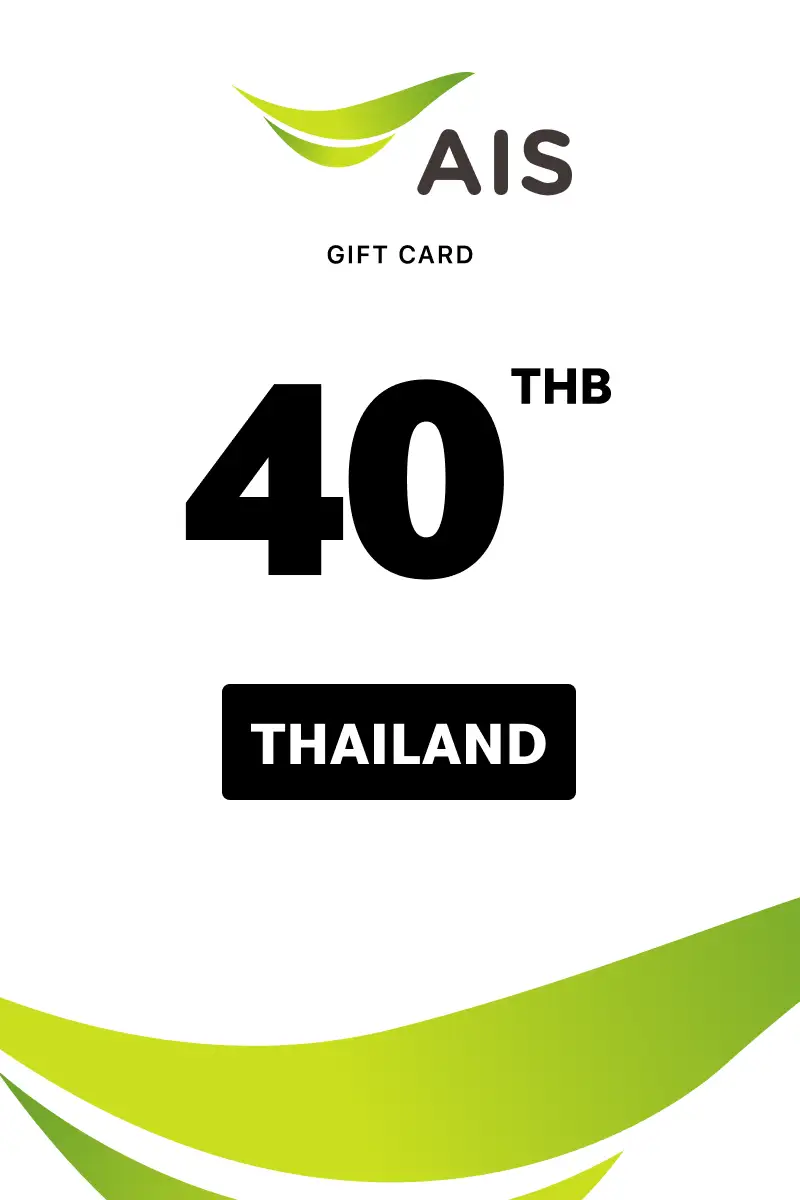 AIS 40 THB Gift Card (Thailand) - Digital Key