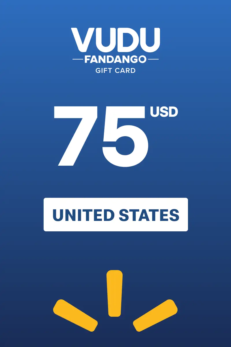 Vudu 75 USD Gift Card (United States) - Digital Key
