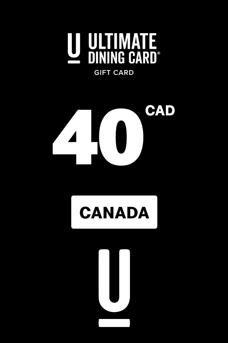 The Ultimate Dining 40 CAD Gift Card (Canada) - Digital Key
