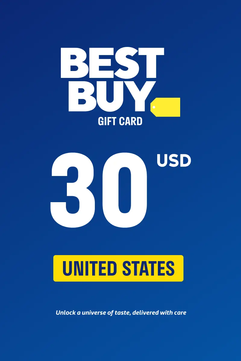 Best Buy 30 USD Gift Card (United States) - Digital Key