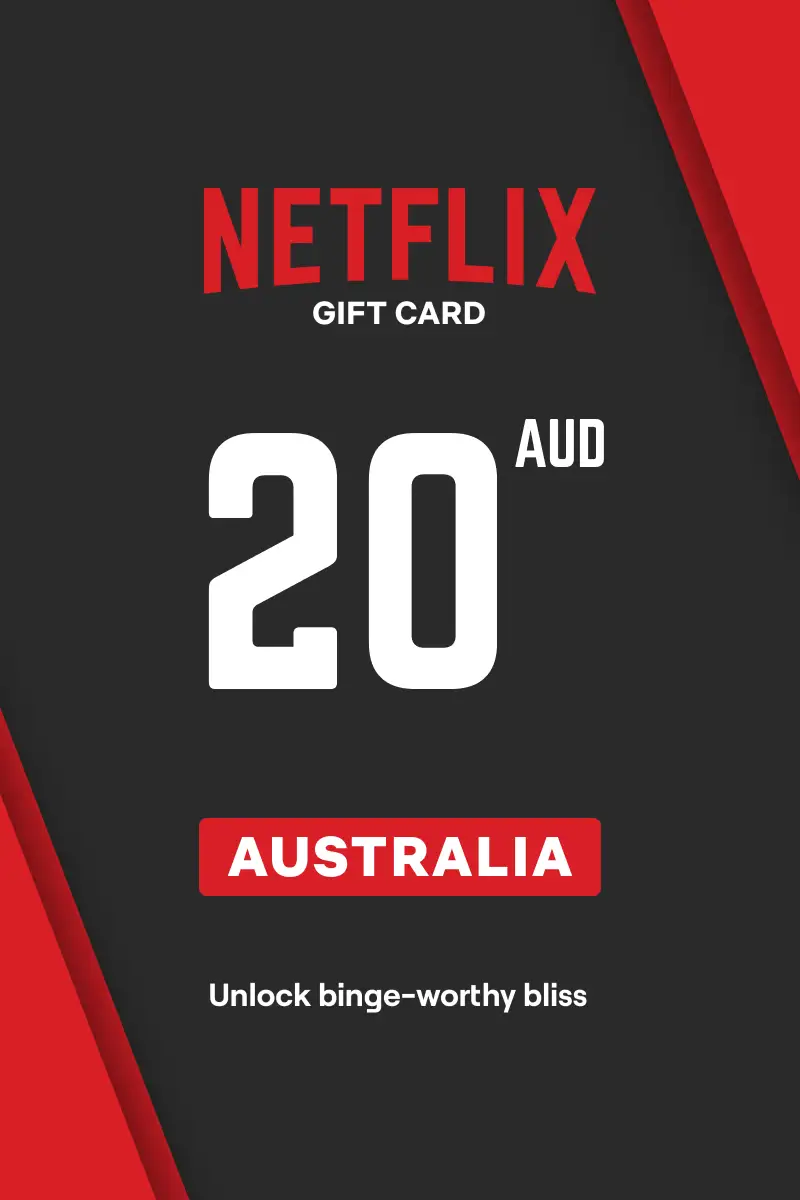 Netflix 20 AUD Gift Card (Australia) - Digital Key