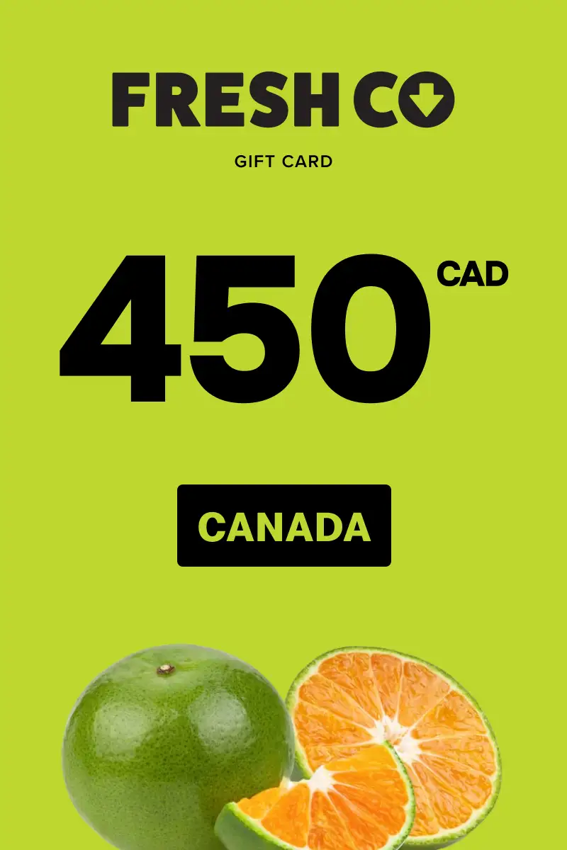 FreshCo 450 CAD Gift Card (Canada) - Digital Key