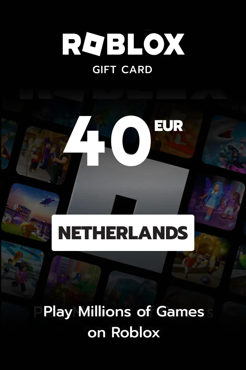 Roblox 40 EUR Gift Card (Netherlands) - Digital Key