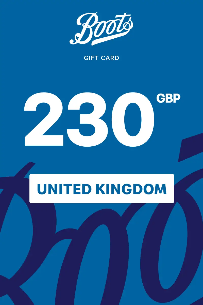 Boots 230 GBP Gift Card (United Kingdom) - Digital Key