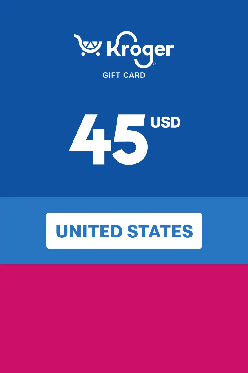 Kroger 45 USD Gift Card (United States) - Digital Key