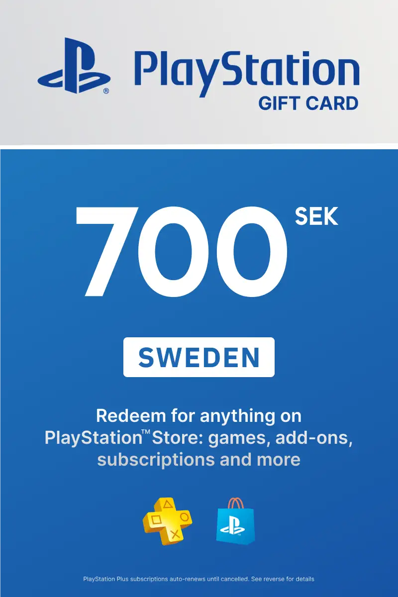PlayStation Store 700 SEK Gift Card (Sweden) - Digital Key