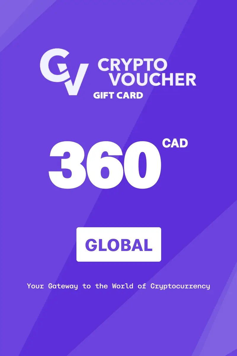 Crypto Voucher 360 CAD Gift Card (Global) - Digital Key