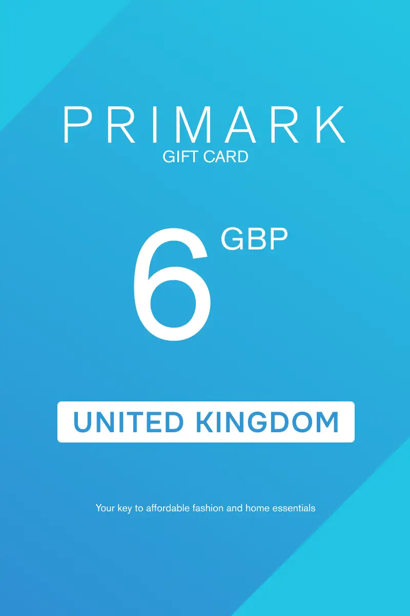 Primark 6 GBP Gift Card (United Kingdom) - Digital Key