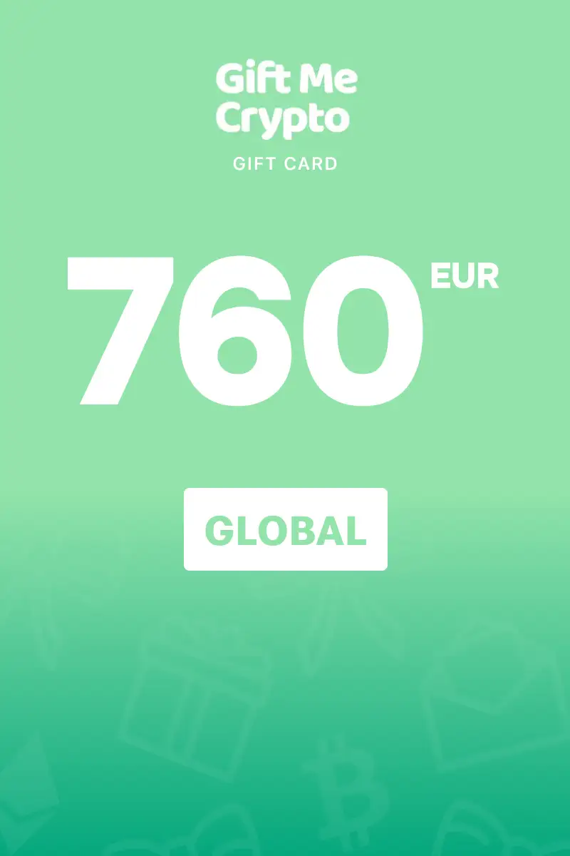 Gift Me Crypto (USDC) 760 EUR Gift Card (Global) - Digital Key