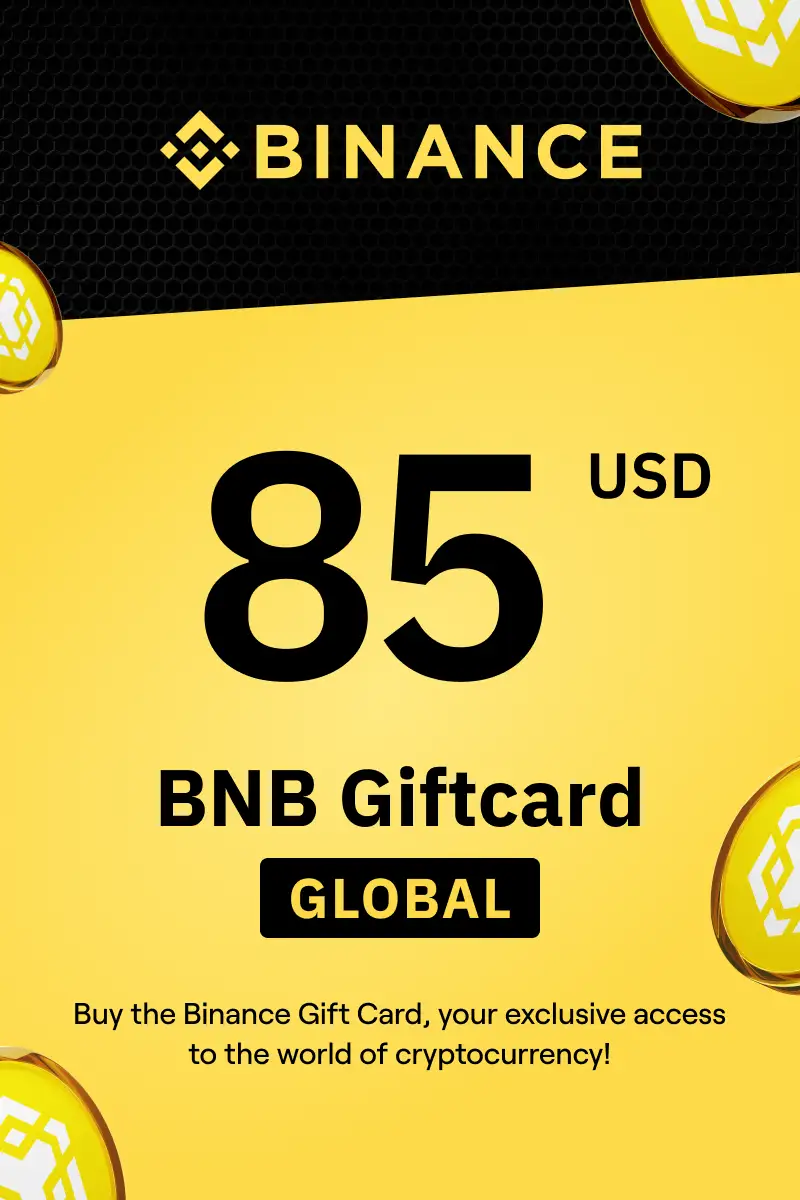 Binance (BNB) 85 USD Gift Card (Global) - Digital Key