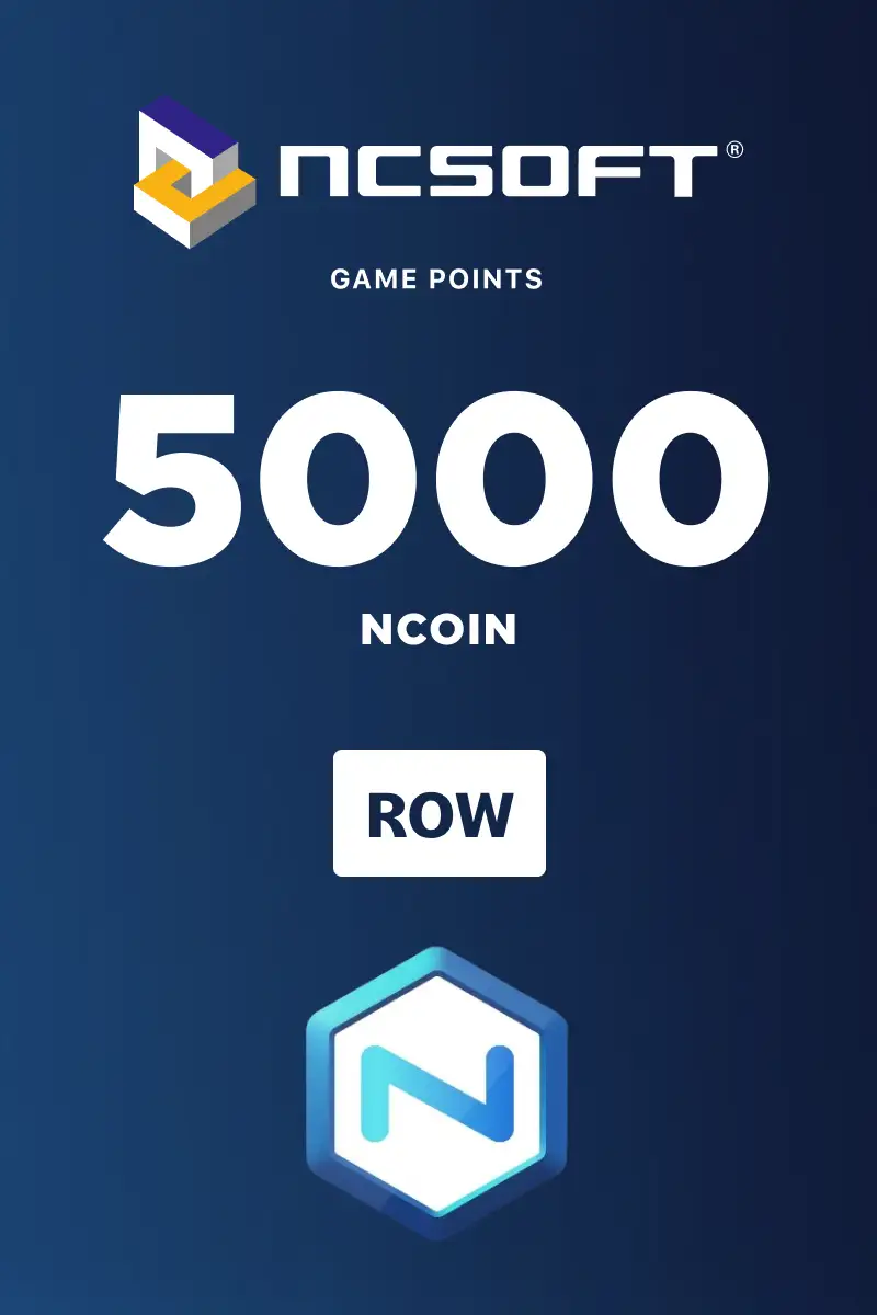 5000 NCoins (ROW) (PC) - NCSoft - Digital Key