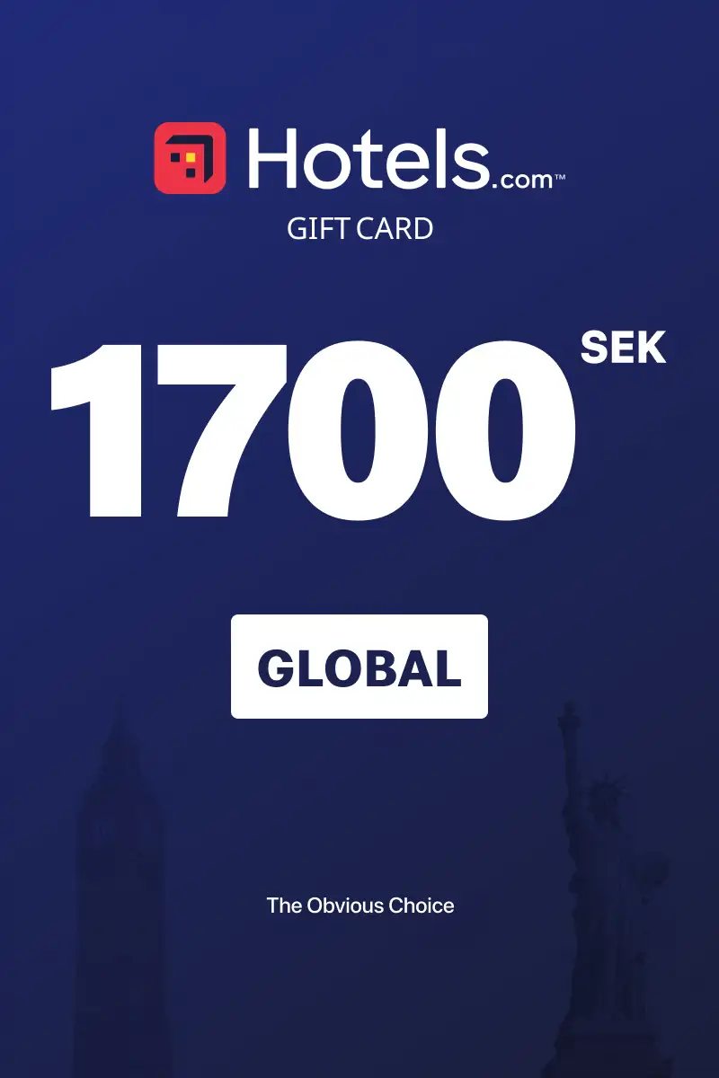 Hotels.com 1700 SEK Gift Card (Global) - Digital Key