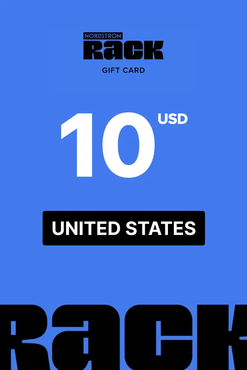 Nordstrom Rack 10 USD Gift Card (United States) - Digital Key