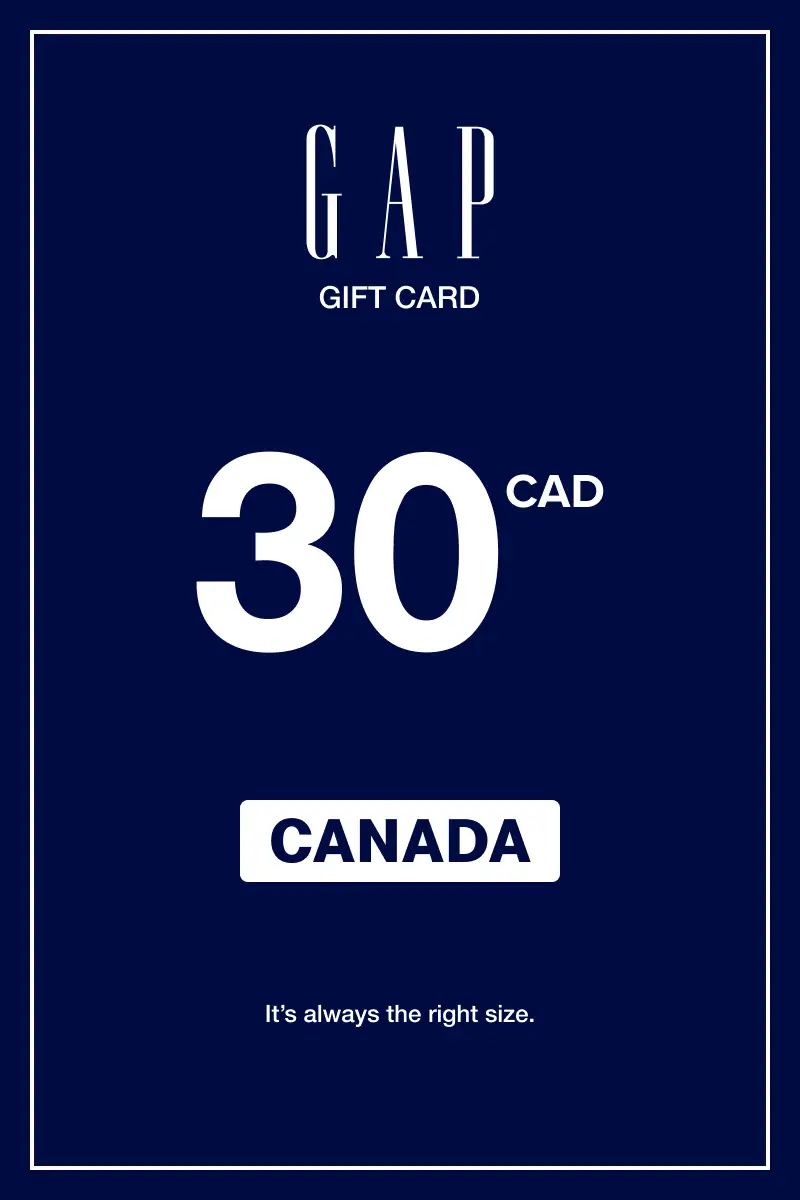 Gap 30 CAD Gift Card (Canada) - Digital Key