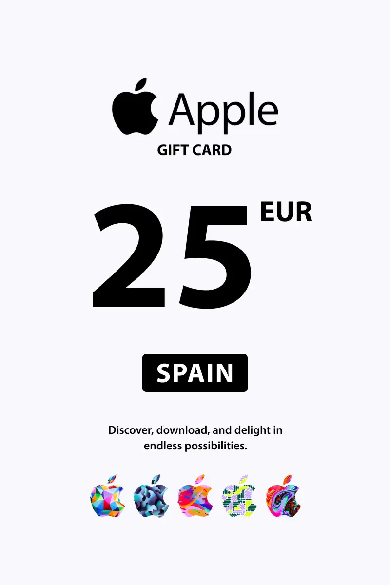 Apple 25 EUR Gift Card (Spain) - Digital Key