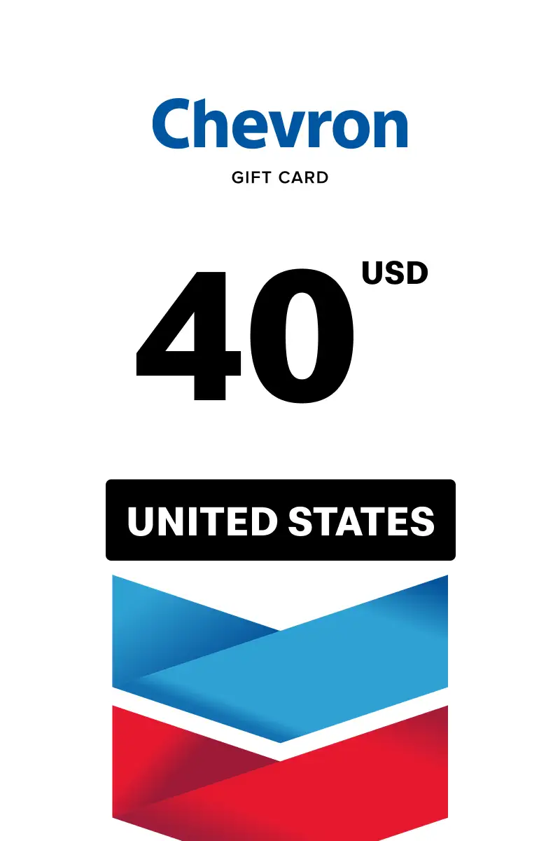 Chevron 40 USD Gift Card (United States) - Digital Key