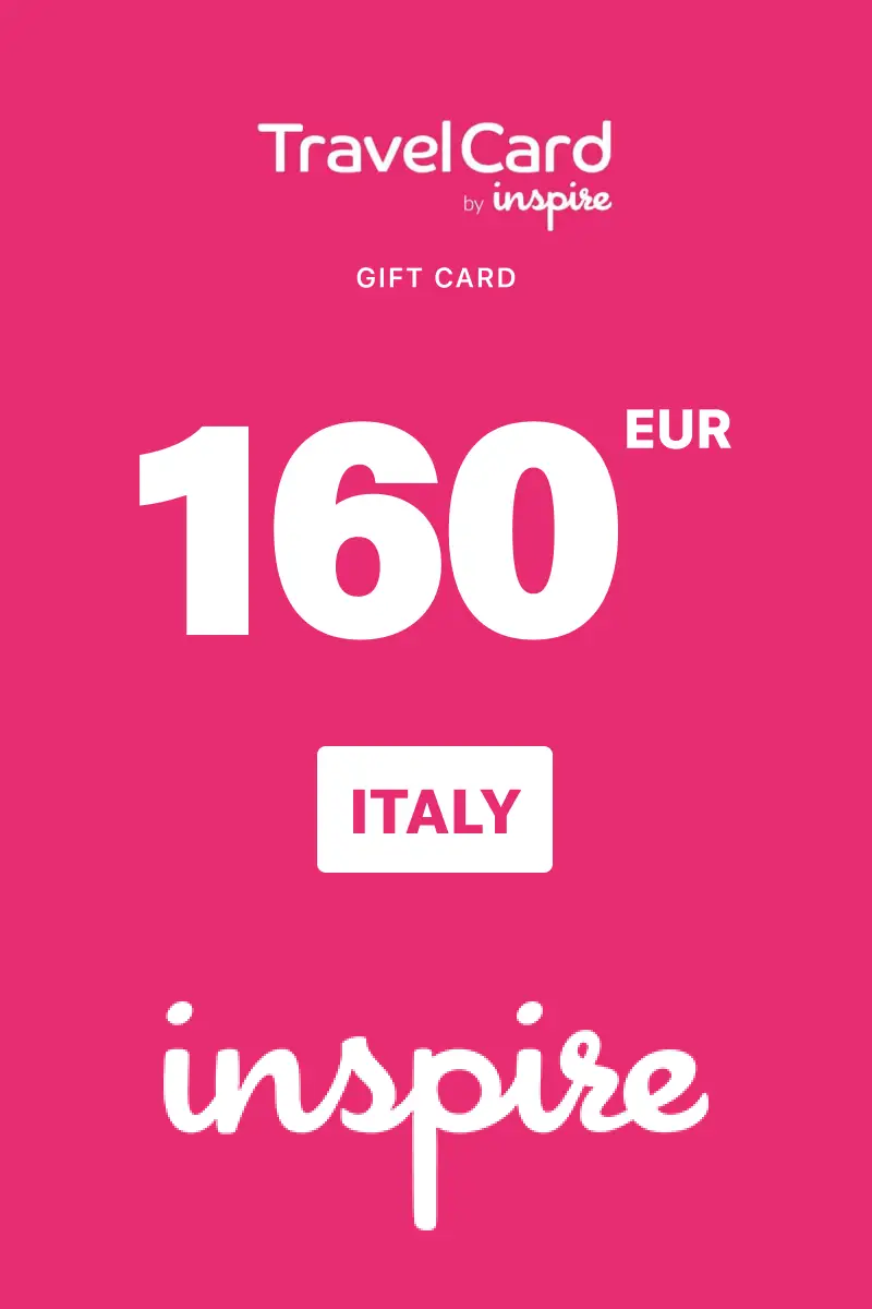 TravelCard by Inspire 160 EUR Gift Card (Italy) - Digital Key