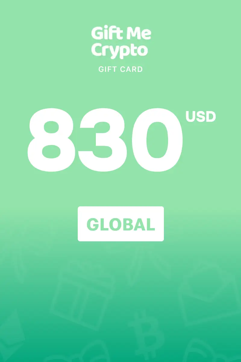 Gift Me Crypto (USDC) 830 USD Gift Card (Global) - Digital Key