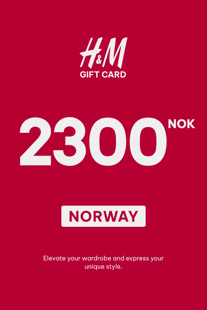 HandM 2300 NOK Gift Card (Norway) - Digital Key