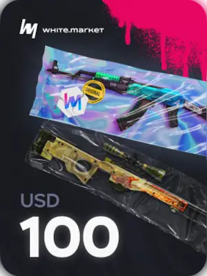 WhiteMarket 100 USD Gift Card (Global) - Digital Key